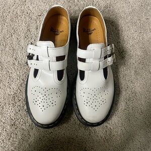 Dr. Martens White loafers